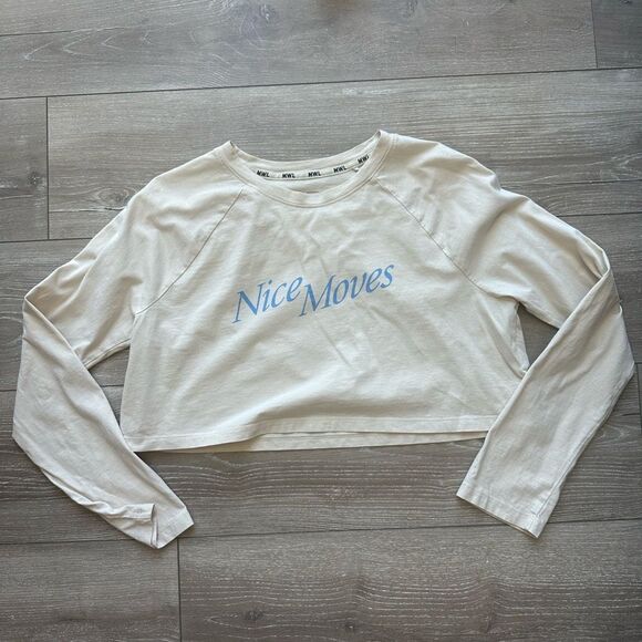 MWL | "Nice Moves" Graphic Tee Cropped Top - Picture 6 of 6